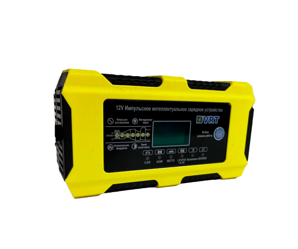 Автоматическое зарядное устройство, VRT, для всех типов аккумуляторных батарей.